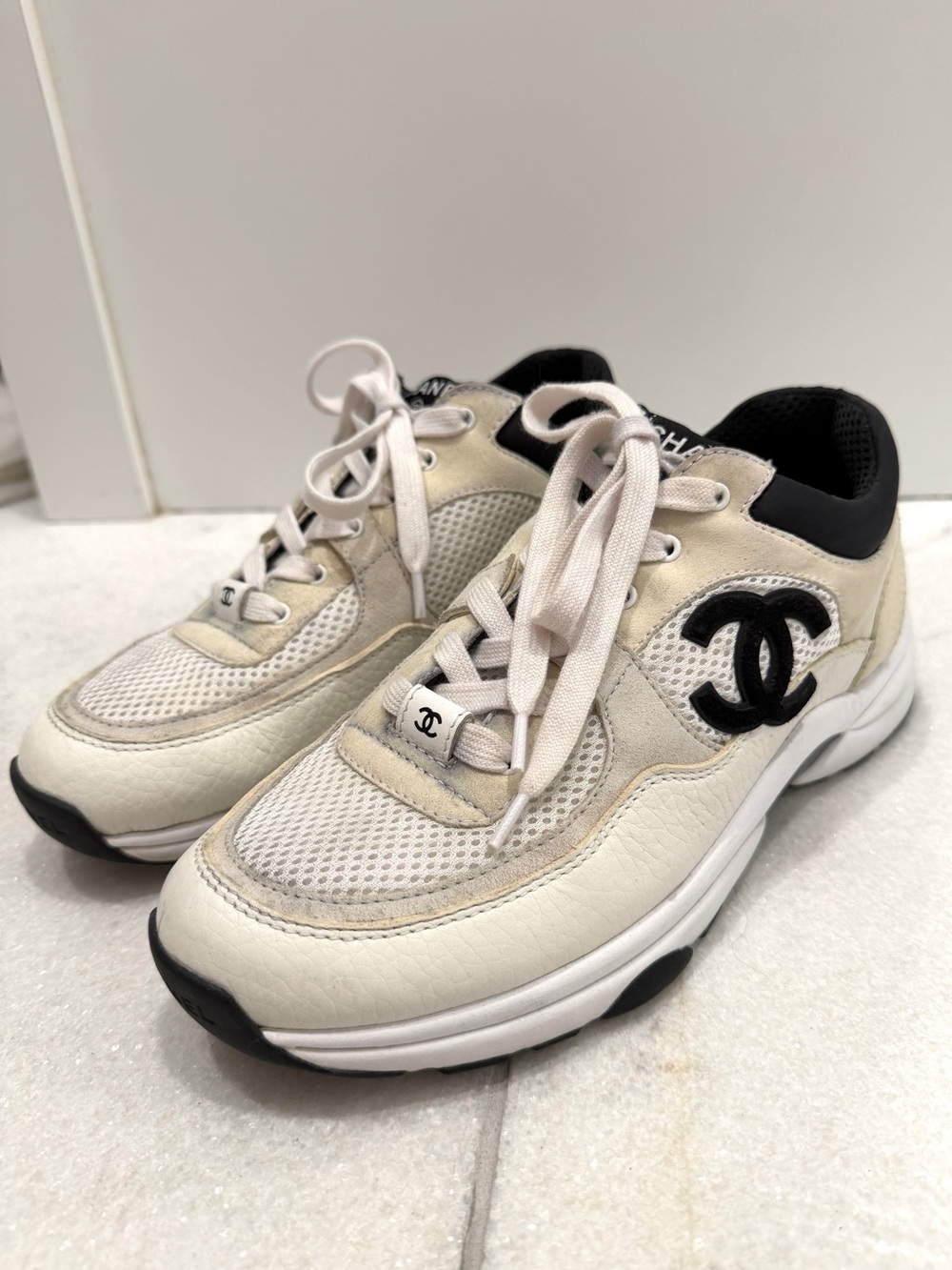 Chanel interlocking CC sneakers